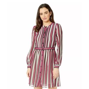 Michael Kors Pintuck-Trim Shirtdress, XLarge